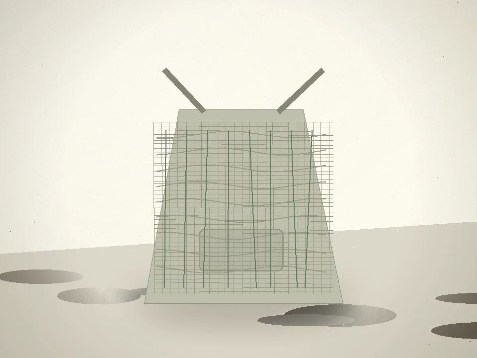 Cross-back Linen Apron — Main product view