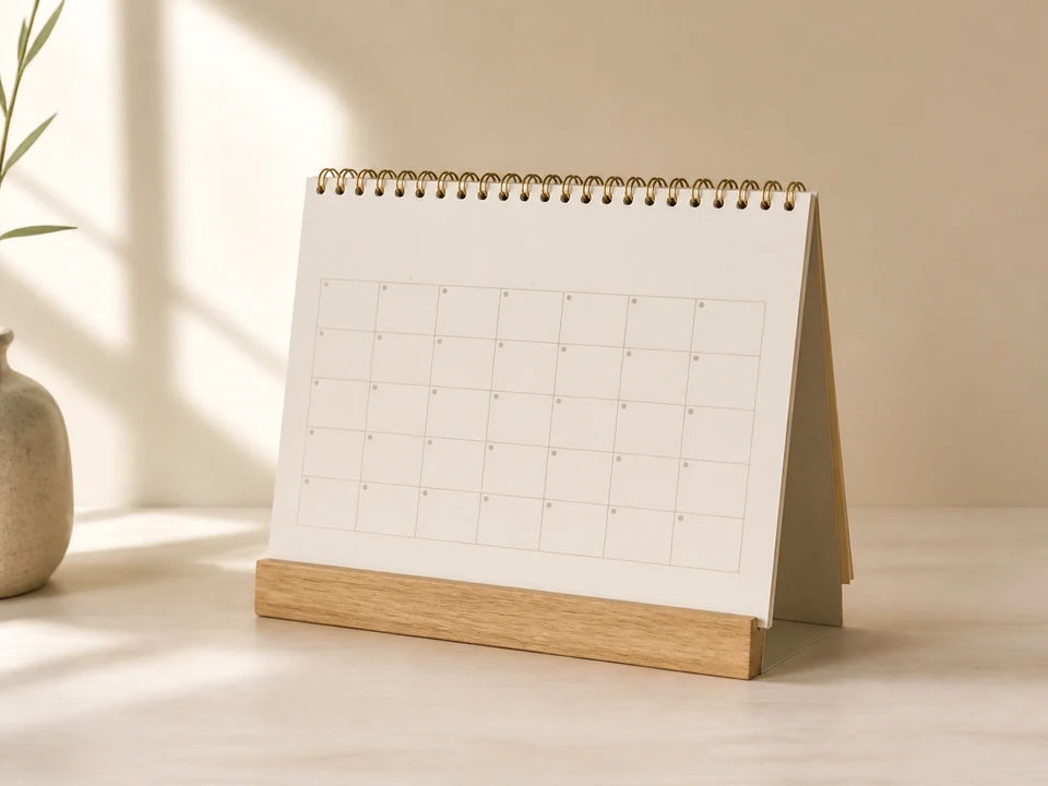 Botanical Desk Calendar