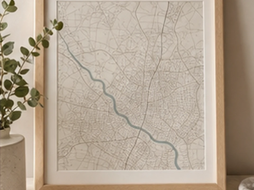 Personalised Neighbourhood Map Print