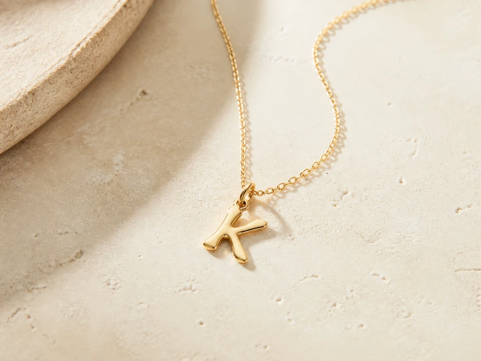 Initial Charm Necklace