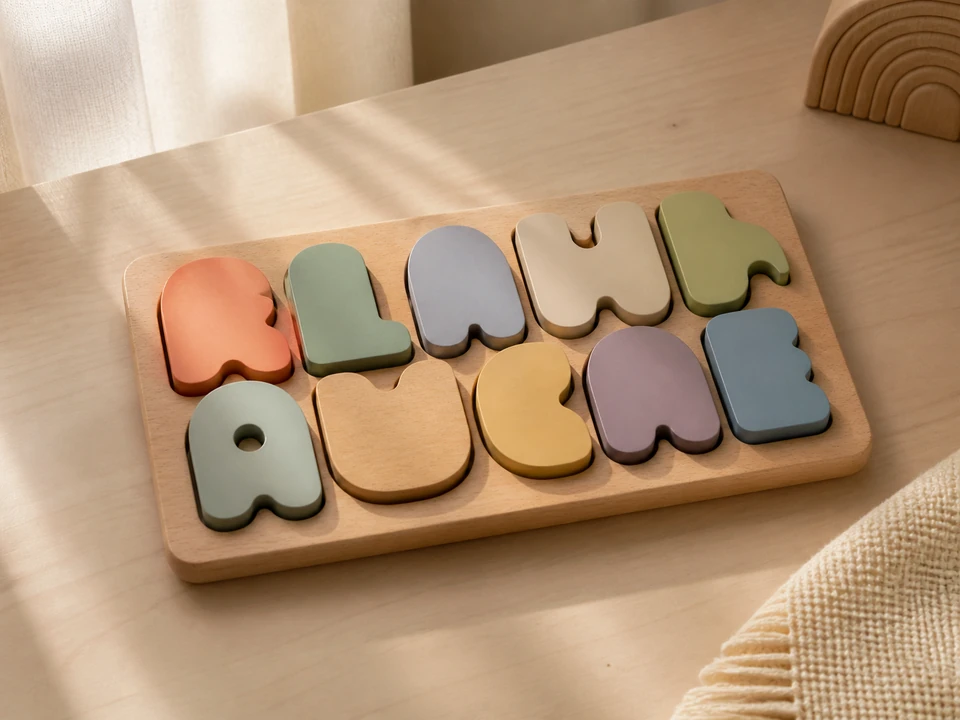 Personalised Wooden Name Puzzle
