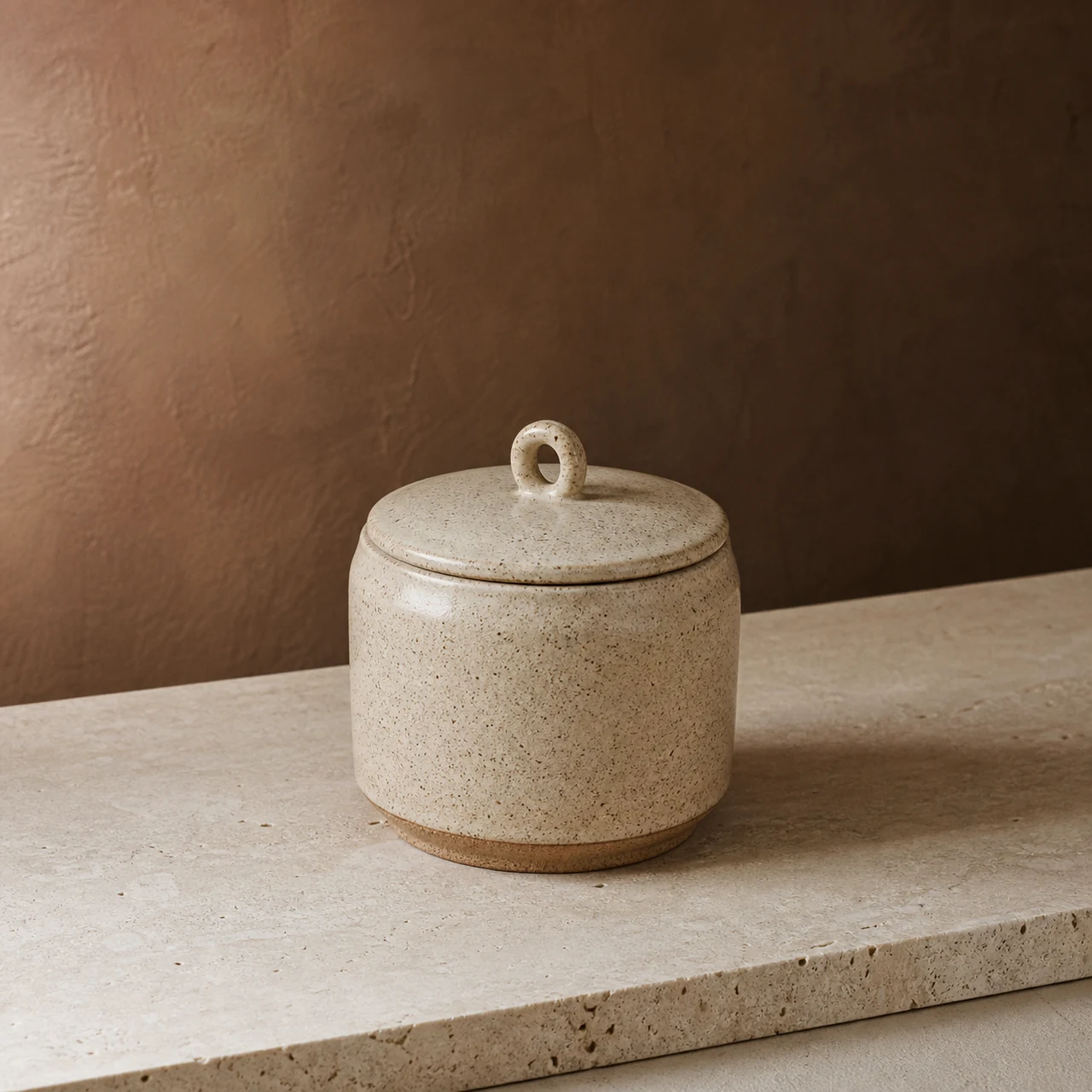 Refillable Ceramic Candle Vessel — Main product view