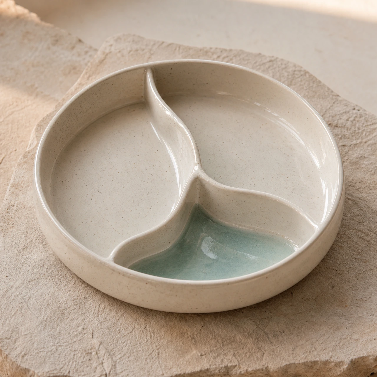 Divided Mezze Serving Bowl — Main product view