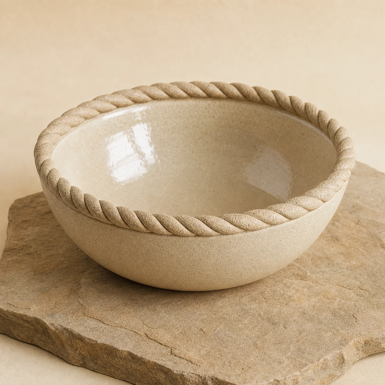 Rope-Coil Rim Bowl — Main product view