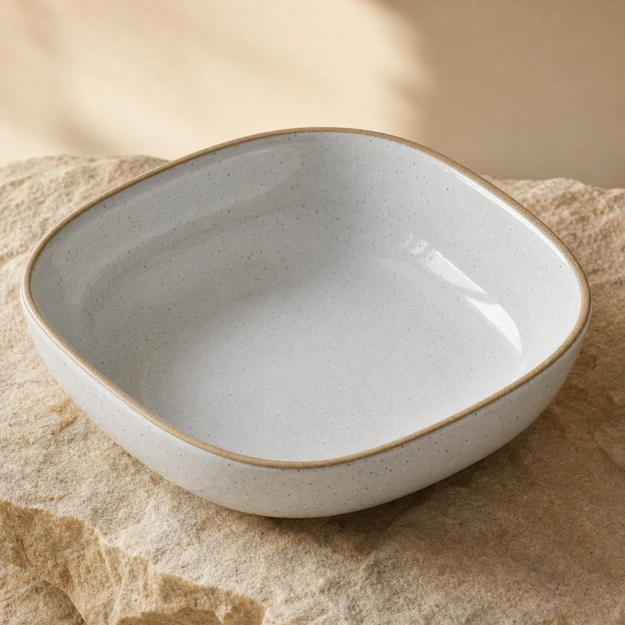 Softened Square Serving Bowl — Main product view